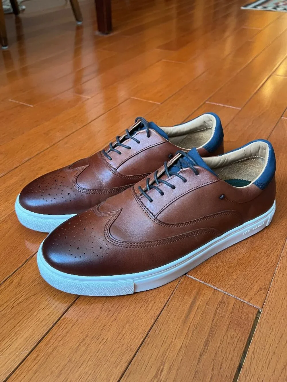 Ted Baker London Dentton 2 Leather Brogue Hybrid Lace Ups (color: cognac)